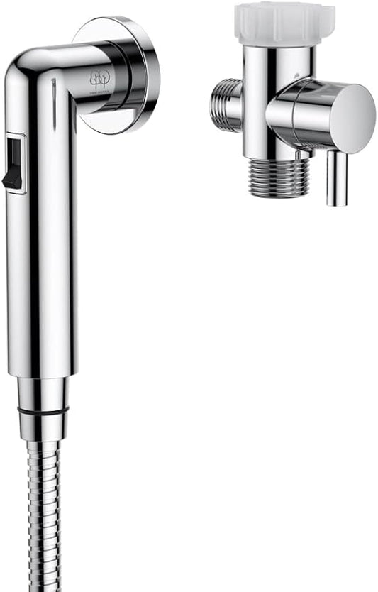 Handheld Bidet Sprayer for Toilet - Bum Gun Bidet Sprayer Kit with Adjustable Pressure, Bathroom Bidet Attachment, Cloth Diaper Sprayer, Feminine Wash, Easy Install