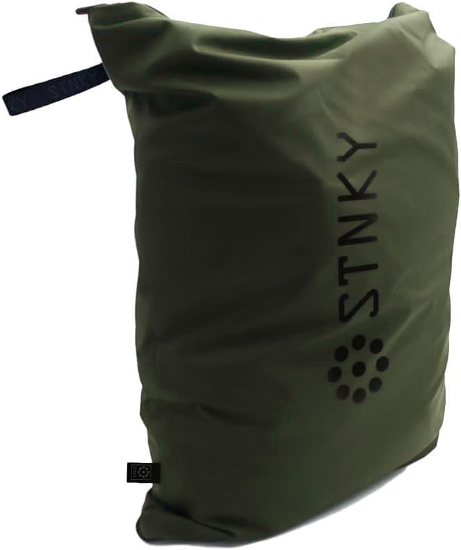 STNKY Bag Pro - Laundry Bags With Zips, Handles and Internal Mesh Bag for Travel, Yoga, Healthcare, Gym Kit, Laundry (XL, Forest Green) - Image 2