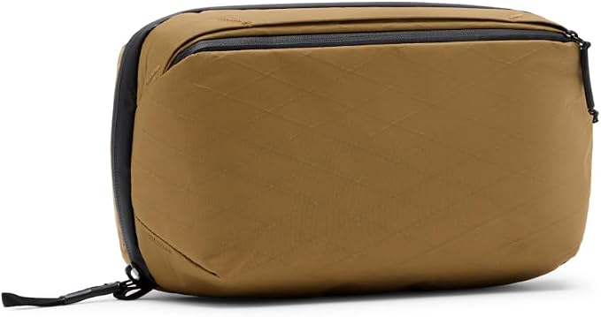 Peak Design Wash Pouch, Coyote, Ocean Edition, Travel Toiletry Bag, Upright or Hanging Dopp Kit with Pockets, Magnetic Toothbrush Pocket, Wide UltraZip Opening, Toiletry Bag for Men and Women - Image 3