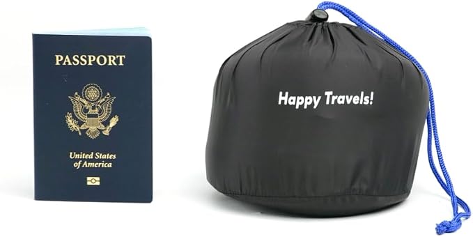 C CUSHION LAB Travel Pillow, Award-Winning Patented Ergonomic Design for Chin & Neck Support Memory Foam Neck Pillow, Compact Airplane Pillow for Traveling, Flight, Car (Cobalt Blue, Medium) - Image 6