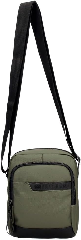 Pepe Jeans Dorking Waist Bag, Crossbody Bag with Multiple compartments, Polyester, by Joumma Bags., Khaki, One Size, Medium crossbody bag - Image 8
