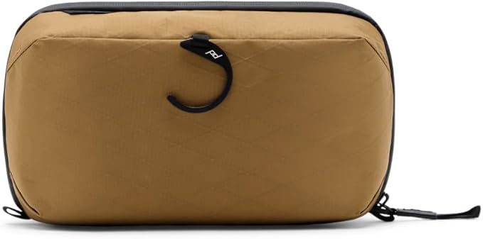 Peak Design Wash Pouch, Coyote, Ocean Edition, Travel Toiletry Bag, Upright or Hanging Dopp Kit with Pockets, Magnetic Toothbrush Pocket, Wide UltraZip Opening, Toiletry Bag for Men and Women - Image 4