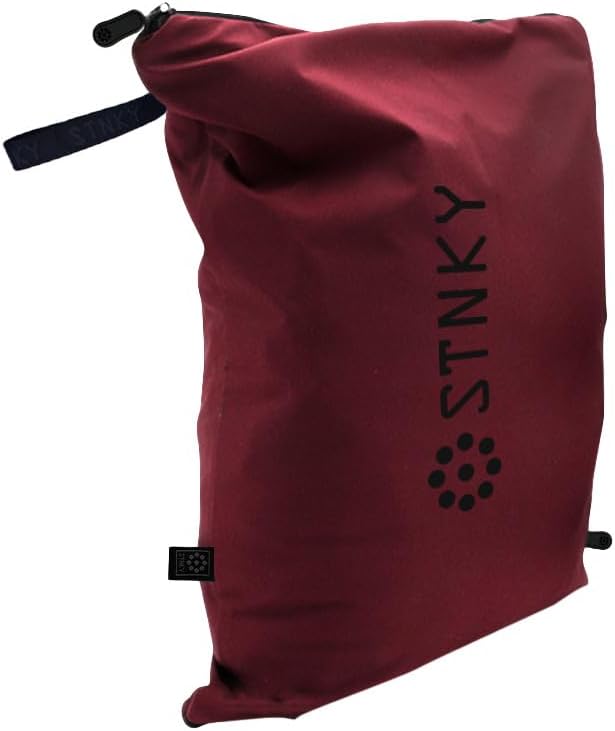 STNKY Bag Pro - Laundry Bag - Wash Bag for Health Workers, Sports, Fitness & Travel (Standard, Burgundy) - Image 3