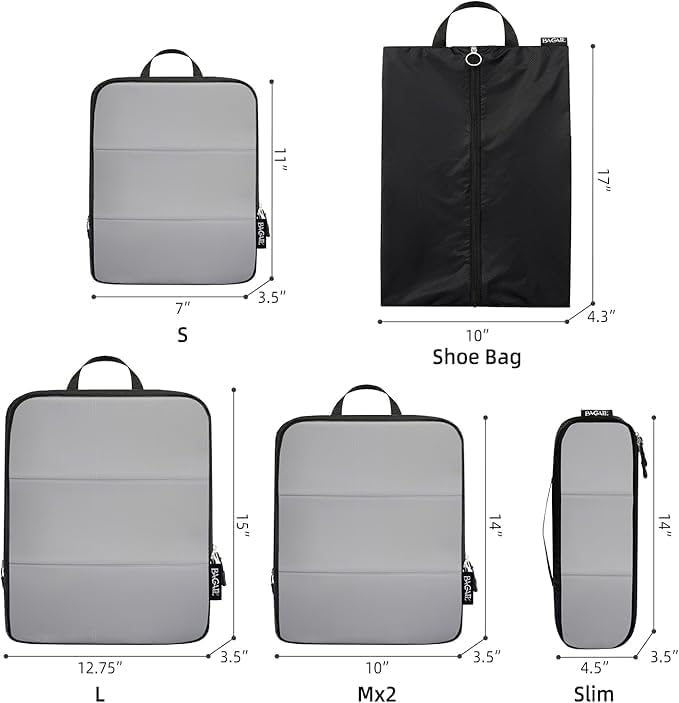 BAGAIL 12 Set Compression Packing Cubes - Image 4