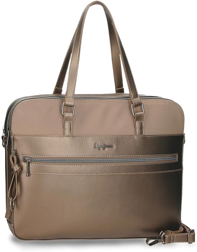 Pepe Jeans Adaptable Laptop Case, Beige by Unknown