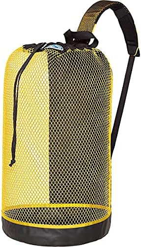 Stahlsac BVI Mesh Backpack: Compact 33L size, great beach bag for dry/wet gear, YELLOW - Image 3