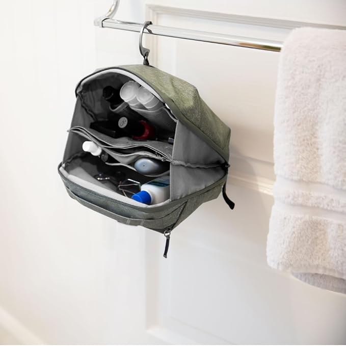 Peak Design Wash Pouch, Coyote, Ocean Edition, Travel Toiletry Bag, Upright or Hanging Dopp Kit with Pockets, Magnetic Toothbrush Pocket, Wide UltraZip Opening, Toiletry Bag for Men and Women - Image 9