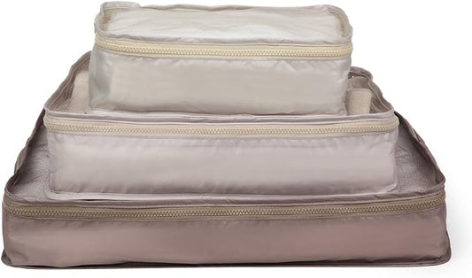 Miamica Packing Cube Set - 3-Piece Set, Khaki by Miamica