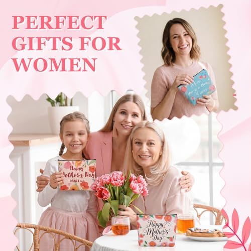Landical 50 Pcs Mother's Day Makeup Bags Bulk, Mom Canvas Cosmetic Bags Gifts for Women, Toiletry Zipper Pouch Travel Vacation Essentials, Mother Gift Bag for Mom Party Favors Supplies - Image 4