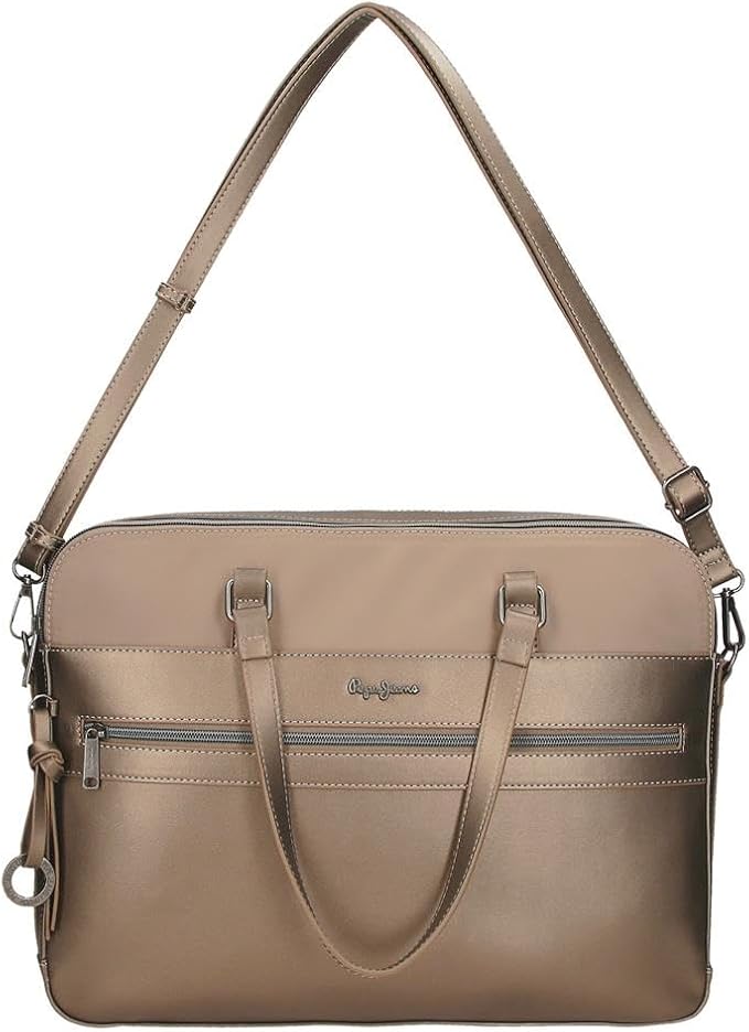 Pepe Jeans Adaptable Laptop Case, Beige - Image 9