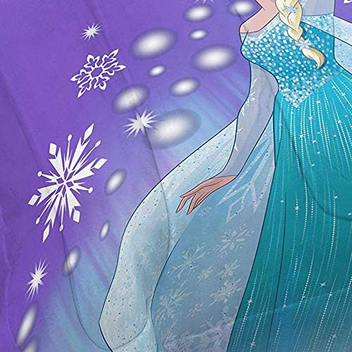 Disney Frozen Elsa Full Size Comforter Set 7 Piece Kids Bedding, Purple | Anna Bed in a Bag, Comforter Sheets Shams Pillowcases, Official Brand, Soft Microfiber, Machine Washable, Girls Gift - Image 8