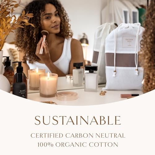 Hayden Hill Luxury Organic Cotton Dust Bags For Handbags - 6 Pack (Med-Large) - Handbag, Purse and Shoe Bags for Storage - Certified Carbon Neutral - Image 8