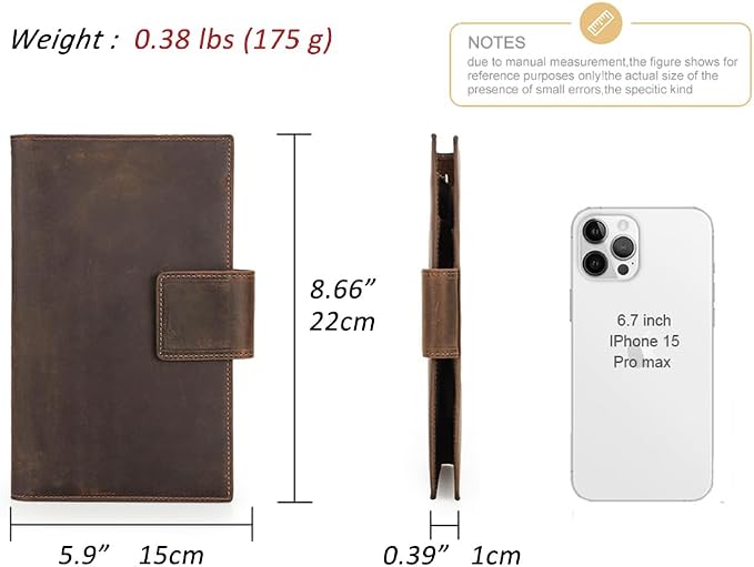 CONTACTS RFID Blocking Family Passport Holder for 4 Full Grain Leather Passport Wallet Compatible with Airtag Travel Passport Cover with 4 Passport Slot, 6 Card Slot (Brown) - Image 4