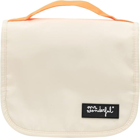 Mr. Wonderful Multicoloured Toiletry Bag - Feel at Home, Travel Toiletry Bag with Three Compartments and Hanger Type by Mr.+Wonderful