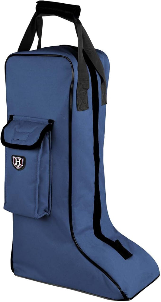 Harrison Howard Tall Boot Carry Bag Protect Rider Boots for Shows Competition Travel Long-lasting Boot Bag Navy by HarrisonHoward