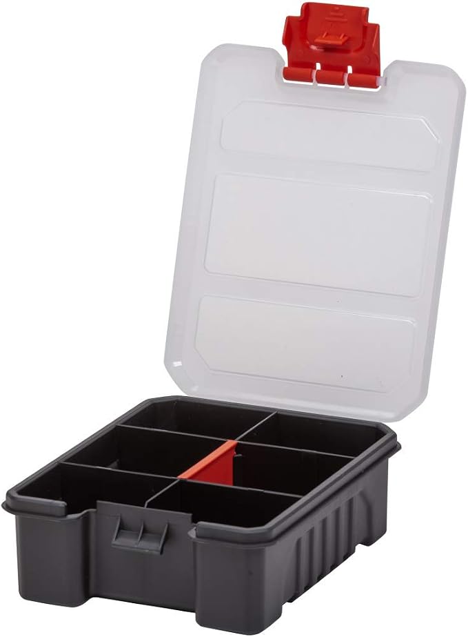 7-Pack Organizer Set – Multi-Size Storage Boxes with Removable Dividers – Hardware, Screw, Craft, and Small Parts Case System for Garage, Workshop, or On-the-Go Kits - Image 7