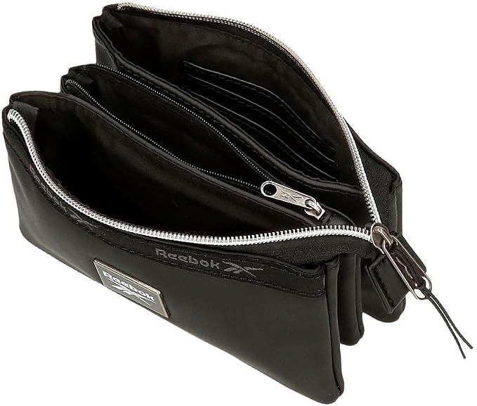 Reebok Tina Three Compartment Toiletry Bag, Neceser Tres Compartimentos, Black/White, Neceser Tres Compartimentos, Three Compartment Toiletry Bag - Image 4
