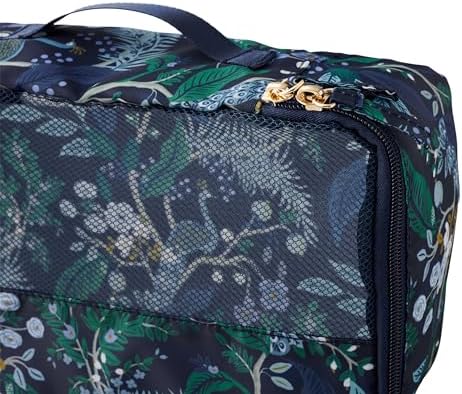 Rifle Paper Co. Peacock Packing Cubes and Cosmetic Case Bundle - Image 5