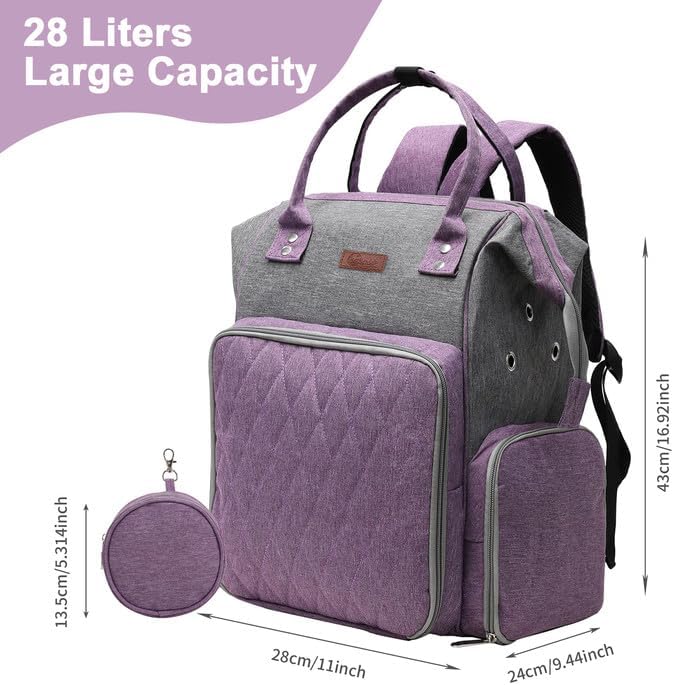 crochet bag,knitting bagBackpack and Tote Bag Storage Bag ，Large capacityYarn Storage Organizer Travel Crochet Bag Women Carrying Crochet Accessories Knitting Needles Crochet - Image 2