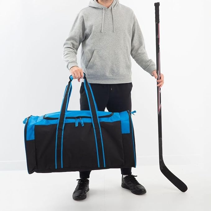 Jetstream Heavy Duty Multi Pocket Durable Sports Gym Equipment Travel Duffel Bag - Image 2