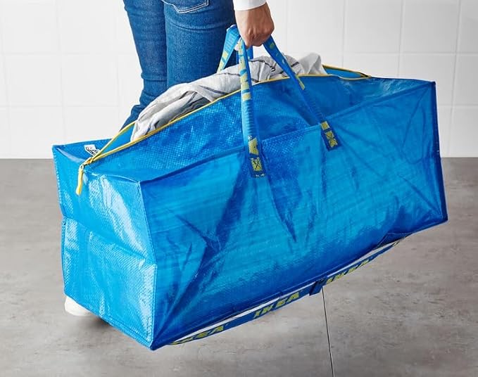 Ikea 901.491.48 Frakta Storage Bag, Blue, 8 Pack - Image 3