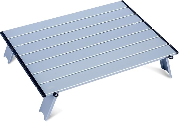 iClimb Ultralight Compact Mini Beach Picnic Folding Table with Carry Bag by iClimb