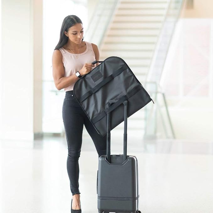 NOMATIC Garment Bag - Premium Black Nylon Garment Bag, Travel Hanging Luggage Garment Bag with Shoe Compartment, Holds Up To 3 Suits Plus Accessories, V2 - Image 6