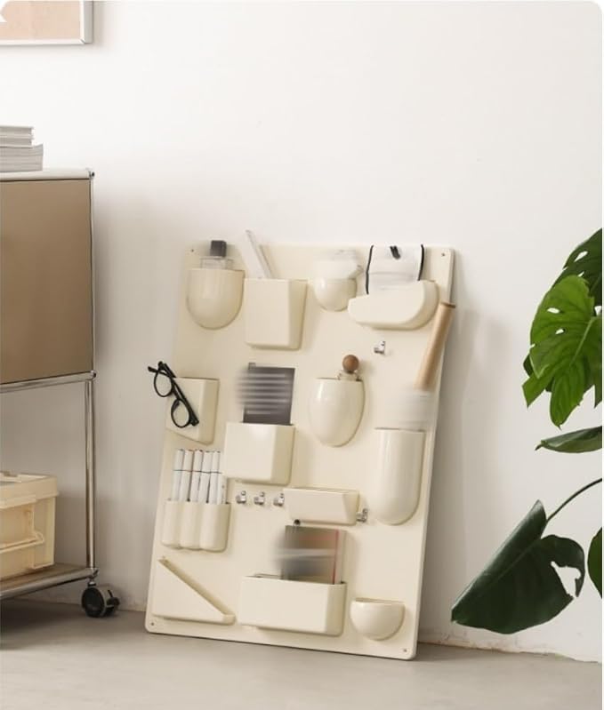 Wall Rack, Floationg Storage Desktop Pen Holder, Multi-Purpose Wall Shelf with Decoration, Suitable for Living Room, Bedroom and Study(Black) - Image 2