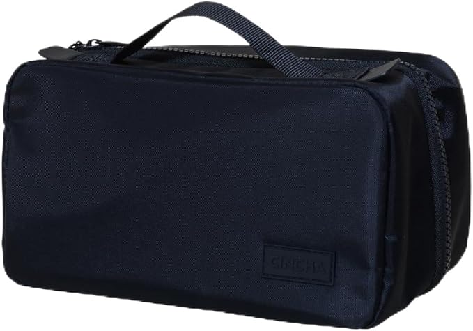 Cincha Toiletry Bag for Travel – Spill-Resistant Dopp Kit with Multiple Compartments, Opens Flat for Easy Access – Durable, Stylish Organizer for Men & Women (Jet) by CinchaTravel