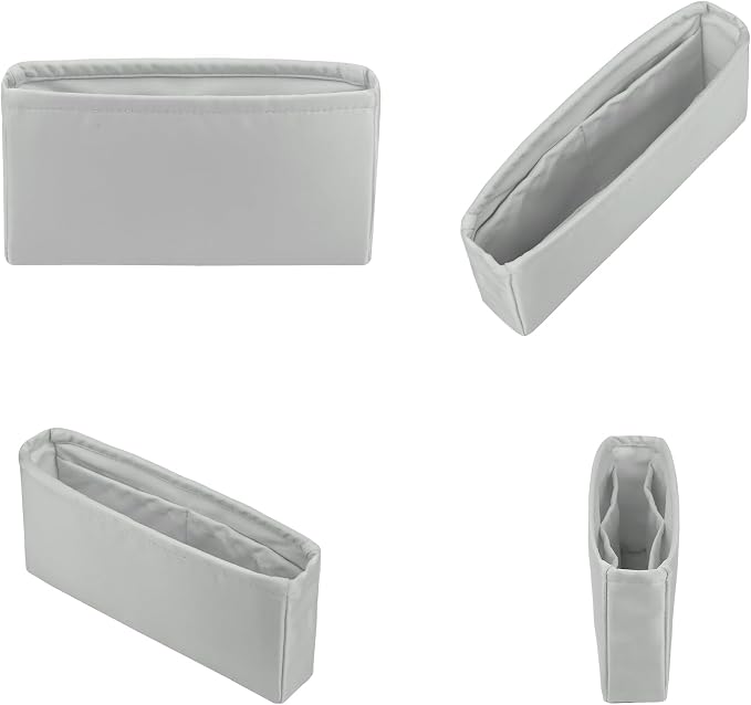 Purse Organizer Insert, Silky-Soft Lightweight Design, Multi-Pocket, Keeps Bag Organized & Protects Interior, Fits Chanel Classic Flap Maxi, Ideal for Travel & Daily Use(Pearl Grey, CF Maxi) - Image 9