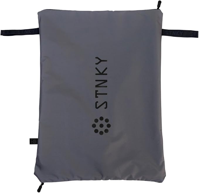 STNKY Bag Pro - Laundry Bags With Zips, Handles and Internal Mesh Bag for Travel, Yoga, Healthcare, Gym Kit, Laundry (XL, Grey) - Image 2