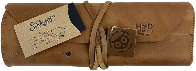 Leather Tool Bag Roll Up, 12 Slot Heavy Duty Tool Roll Bag Organizer, Tool Roll Up Bag, Portable Tool Wrap Roll Bags for Travel, Durable Tool Kit Folding Tool Pouch Roll Up Mechanic Gifts for Men - Image 6