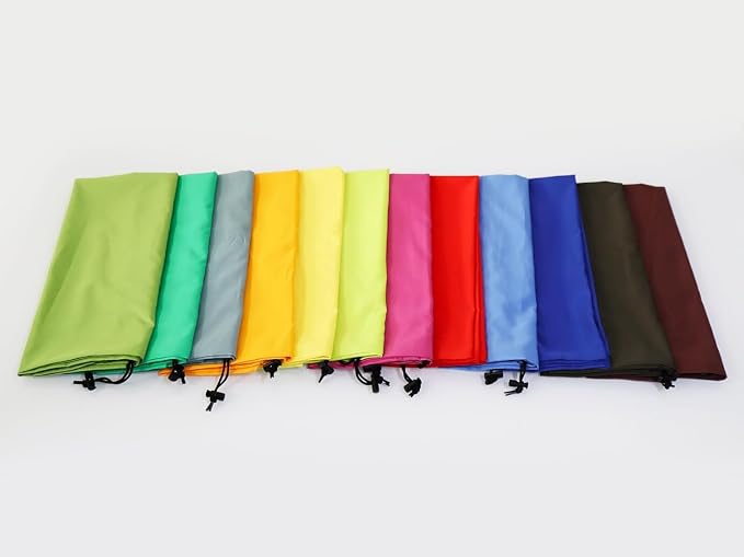 Extra Large Laundry Bag 30"x40" – 18Pcs Color-Coded Drawstring Bags for Travel, Laundromat, Dorm & Apartment – Sorting Clothes Storage for College Students - Image 3