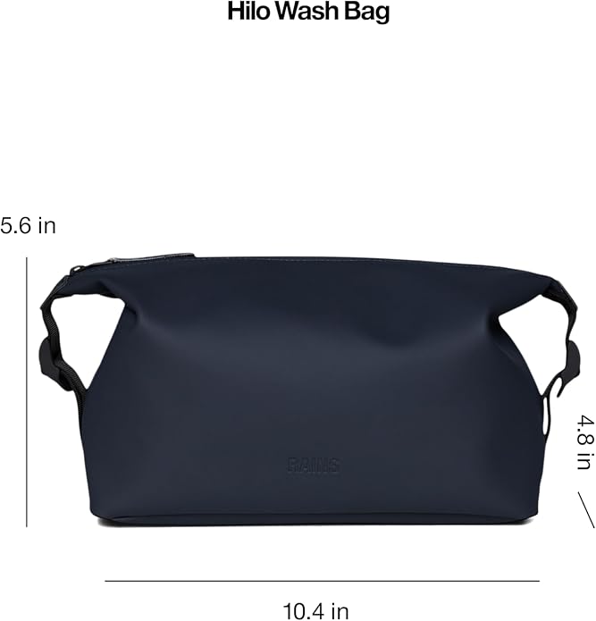 RAINS Hilo Wash Bag – Waterproof Toiletry Bag Travel Dopp Kit Organizer Compact Wash Kit Pouch Water Resistant - Image 6