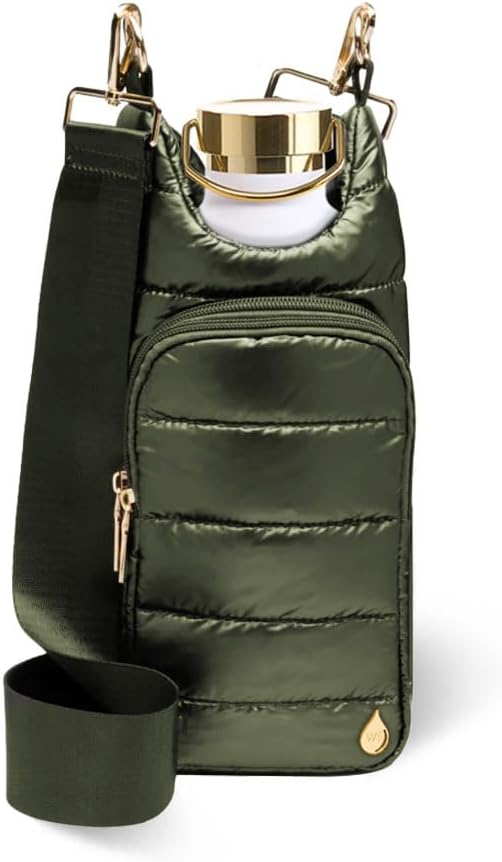 WanderFull Original HydroBag Crossbody Water Bottle Holder with Phone Pocket, Fits Water Bottles up to 32 oz by WanderFull