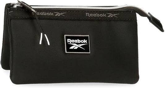 Reebok Tina Three Compartment Toiletry Bag, Neceser Tres Compartimentos, Black/White, Neceser Tres Compartimentos, Three Compartment Toiletry Bag by Reebok
