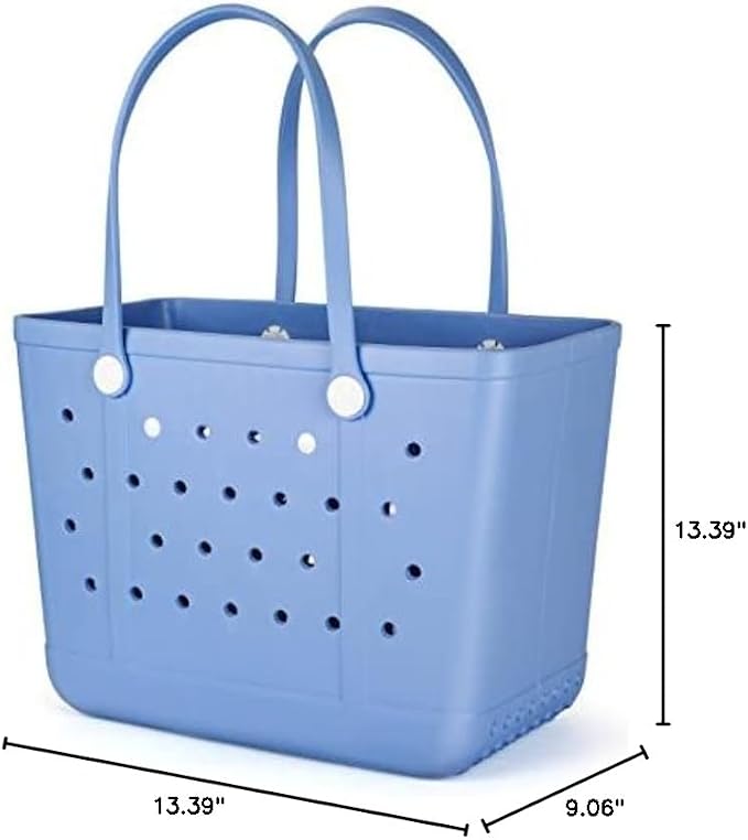 Lightweight Extra large Rubber Beach Bag Small mini Tote Bag for Gym Waterproof medium Open Handbag for Pool Sports - Image 4