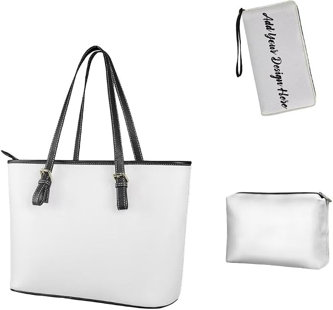 Women Purse Handbags Wallet Sets Leather Shoulder Tote Bag for Women,Top Handle Purse with Wrist Wallet Bag - Image 3