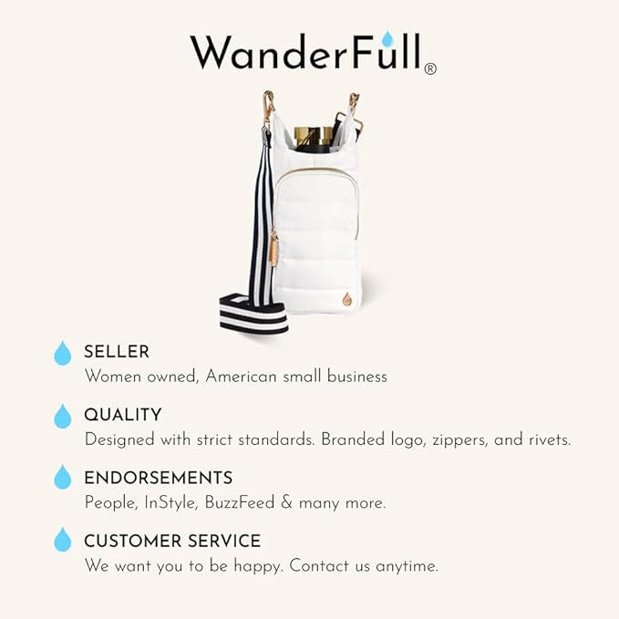WanderFull Original HydroBag Crossbody Water Bottle Holder with Phone Pocket, Fits Water Bottles up to 32 oz - Image 5