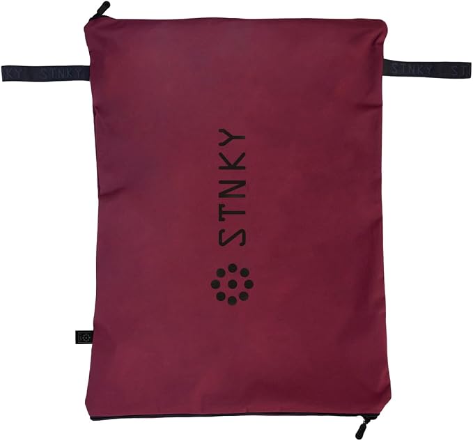STNKY Bag Pro - Laundry Bags With Zips, Handles and Internal Mesh Bag for Travel, Yoga, Healthcare, Gym Kit, Laundry (XL, Burgundy) - Image 3
