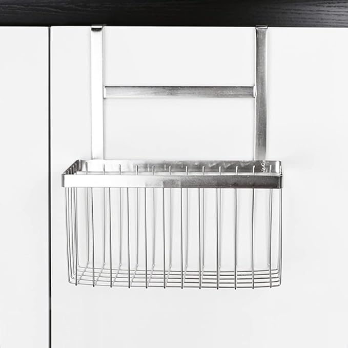 LUANT Over The Bathroom Shower Door Caddy Hanging Storage Organizer Baskets, Bathroom Over the Door Shower Caddy for Shampoo, Conditioner, Soap,2PCS - Image 3