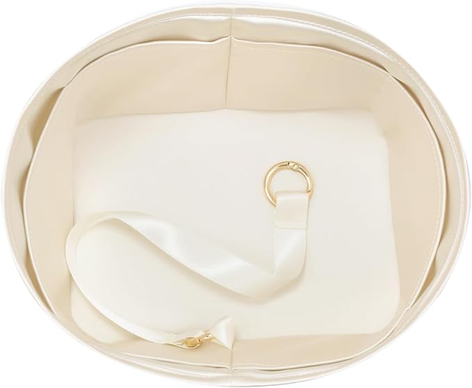 Fits for Picotin 18 Bag Insert, Premium Silk Purse Organizer Insert, Smooth Touch & Lightweight， Luxury Handbag Organizer with Gift Box Fits For Hermes(PC18,Craie) - Image 8