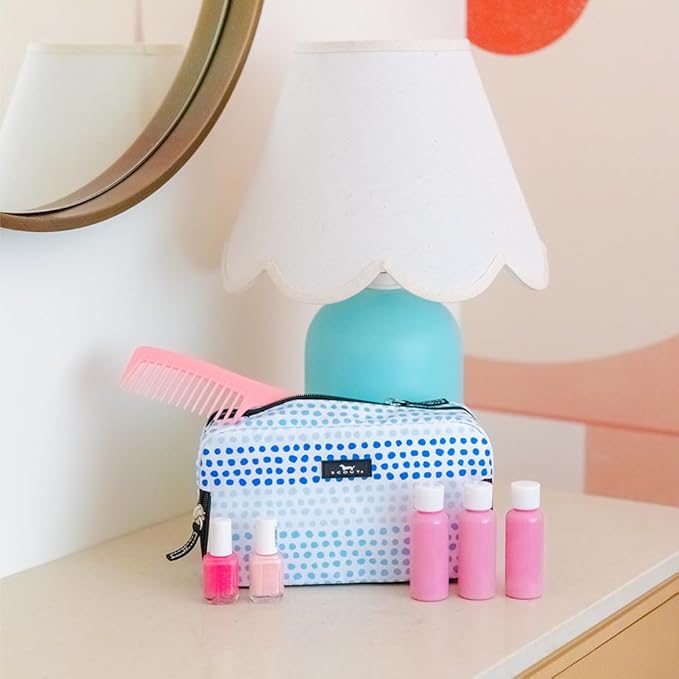 SCOUT 3-Way Toiletry Bag - Travel Makeup Pouch for Women with Three Zipper Compartments - Stands Upright, Wipes Clean - Image 5