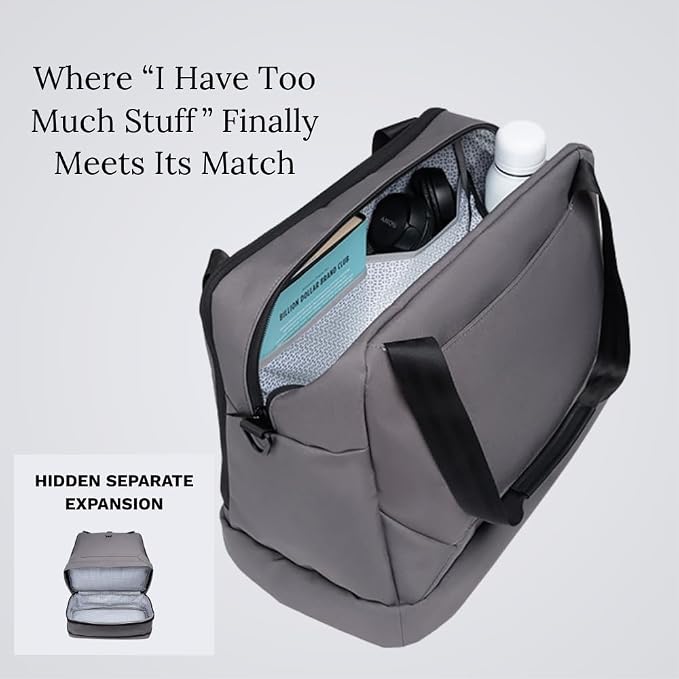 Knack Expandable Metro Duffel Alloy Gray - Image 4