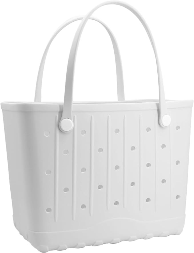 GBB Rubber Large Beach Tote Bag Portable Travel Bag Waterproof Travel Handbags for Beach all Purpose Storage Bags by GBB