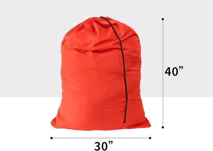 Extra Large Laundry Bag 30"x40" – 12 Pack Mixed Color Drawstring Bags for College, Dorm, Family – Color-Coded Laundry Sorting Set, Machine Washable - Image 9