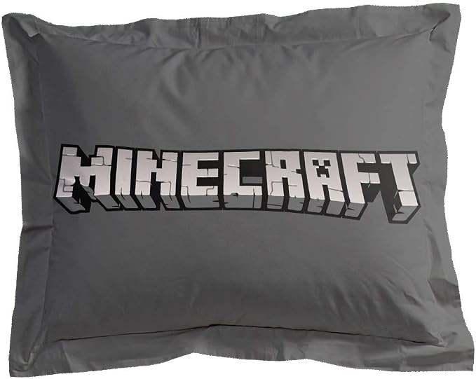Minecraft Creeper Twin Comforter Set 5 Piece Kids Bedding for Boys, Green | Video Gaming, Bed in a Bag, Comforter Sheets Sham Pillowcase, Official Product, Soft Microfiber, Machine Washable, Boys Gift - Image 4