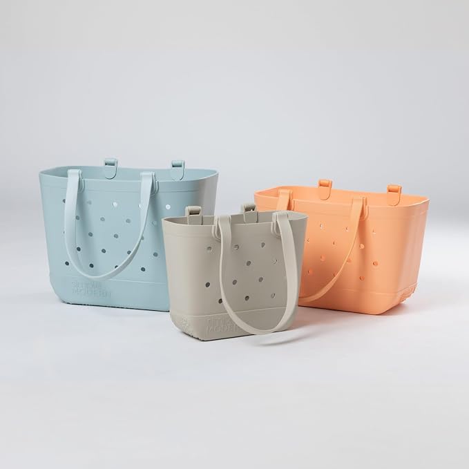 Simple Modern Large Beach Bag | Waterproof Getaway Rubber Tote with Zipper Pocket for Travel, Pool, Boat, Groceries, Sports | Malibu - Image 8