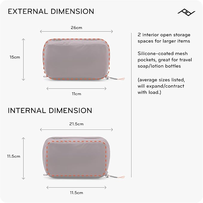 Peak Design Wash Pouch, Kelp, Weatherproof Travel Toiletry Bag, Upright or Hanging Toiletry Kit with Pockets, Magnetic Toothbrush Pocket, Wide UltraZip Opening, Toiletry Bag for Men and Women - Image 6