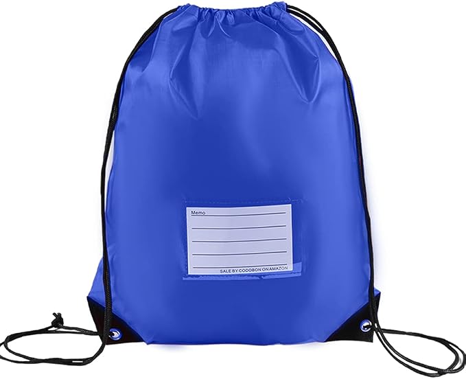 CODOBON 50 Pack Drawstring Bags,Bulk Draw String Backpack, DIY Gym Sports Cinch Bag Sackpack for Women Men, Blue - Image 6